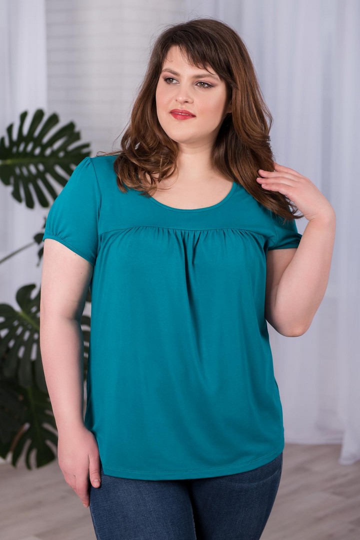 Фото товара 19624, тонкая вискозная футболка